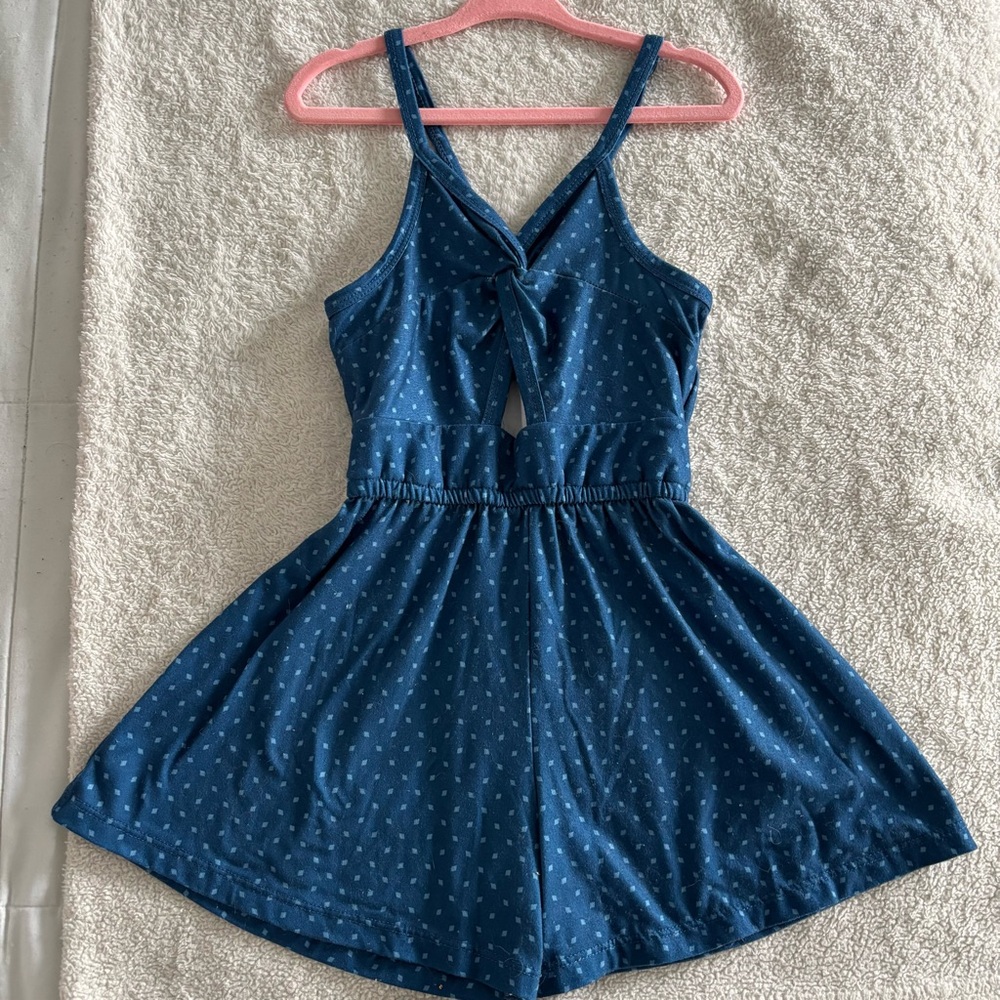 Blue Polka Dot Dress